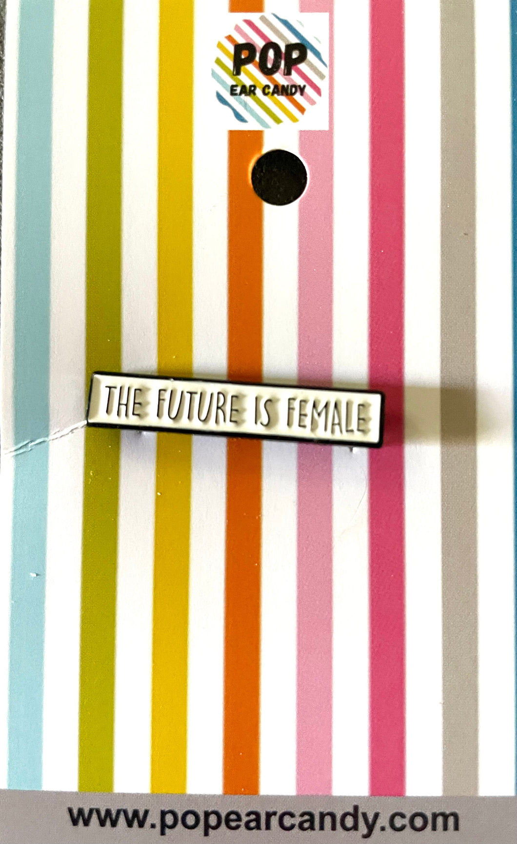 Enamel ‘The future is female’ Pin