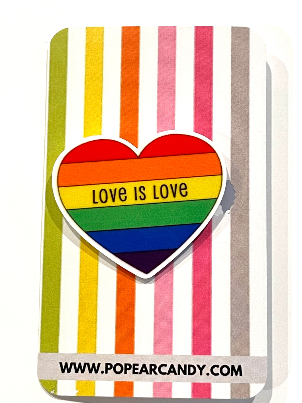 ‘Love is Love' heart Badge