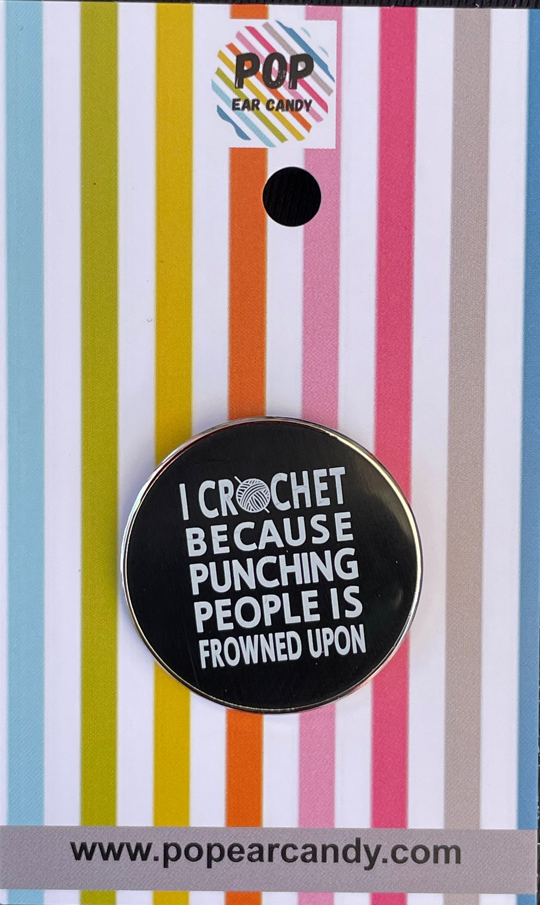 ‘I crochet because….’ Pin