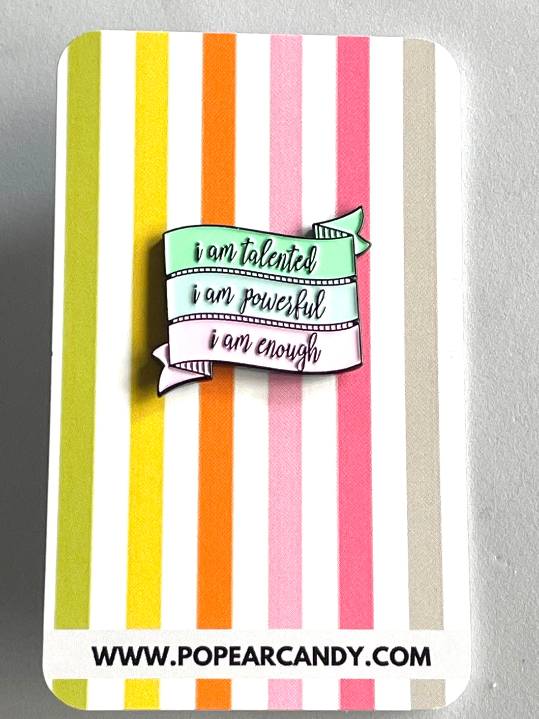 Enamel ‘I am talented, powerful, enough’ Badge